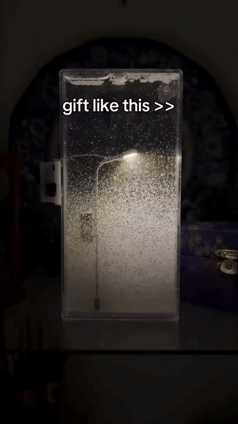Magical Snowfall Lamp – Aesthetic LED Night Light for Home & Gifting