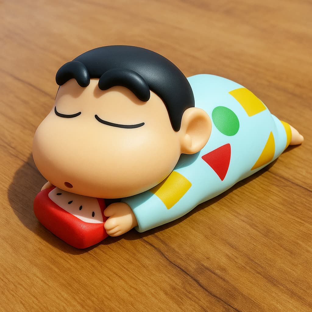Shinchain with Alarm Clock  Action Figure set of 1 Desk decor